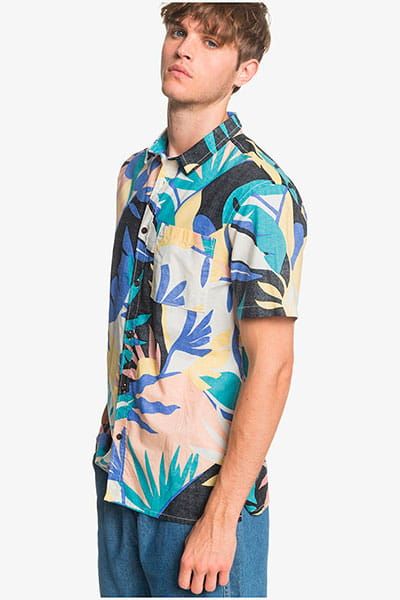 Мужская Рубашка С Коротким Рукавом Tropical QUIKSILVER EQYWT03982, размер M, цвет мультиколор - фото 2