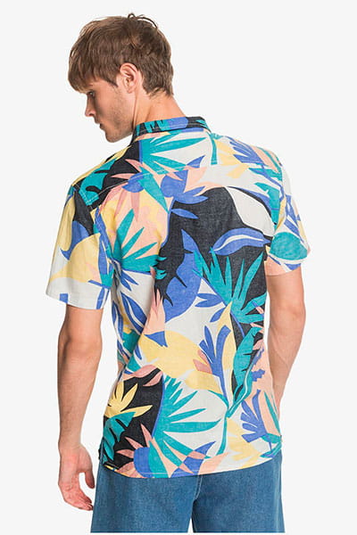Мужская Рубашка С Коротким Рукавом Tropical QUIKSILVER EQYWT03982, размер M, цвет мультиколор - фото 6