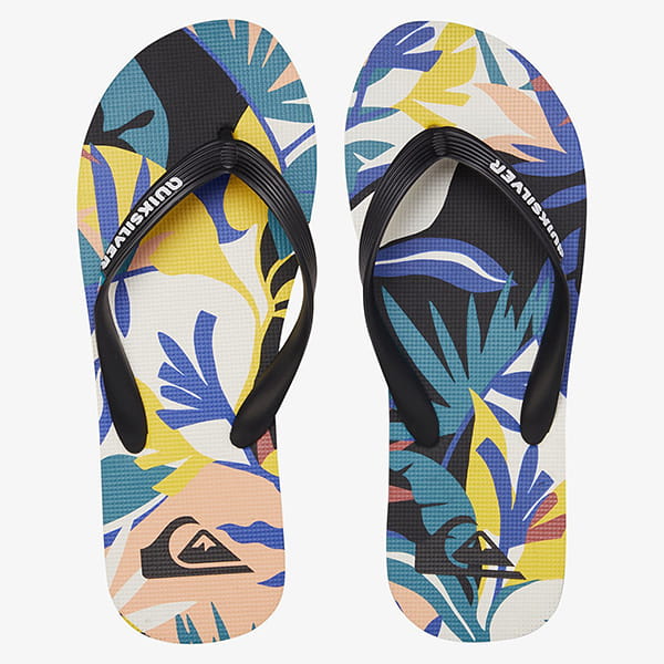 Мужские Сланцы Quiksilver Molokai Tropical Flow QUIKSILVER AQYL100941, размер 40, цвет мультиколор - фото 4