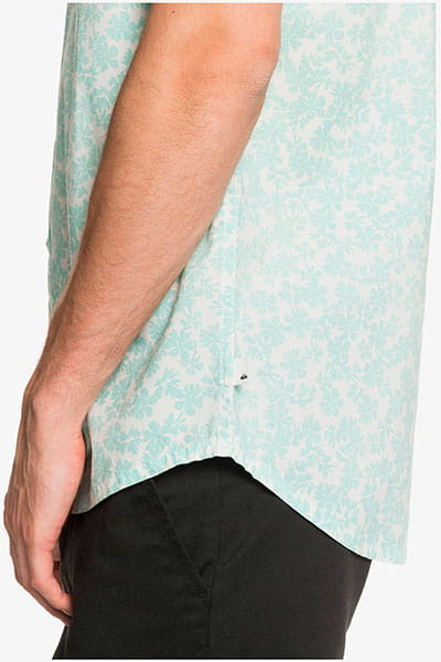 фото Мужская рубашка с коротким рукавом quiksilver dots flower