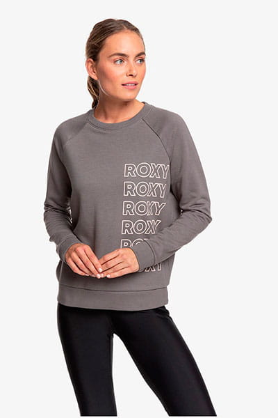 Женский свитшот Windy Road Roxy ERJFT04142, размер L, цвет серый - фото 1