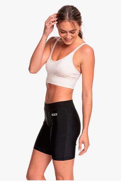 Женские спортивные короткие леггинсы Easy Runner Roxy ERJNS03244, размер XL, цвет черный - фото 2
