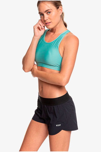 Женские спортивые шорты Sunny Tracks Roxy ERJNS03243, размер M, цвет черный - фото 2