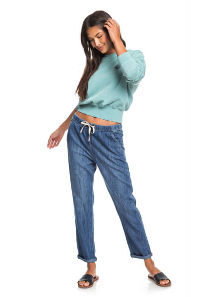 фото Женские свободные джинсы slow swell roxy