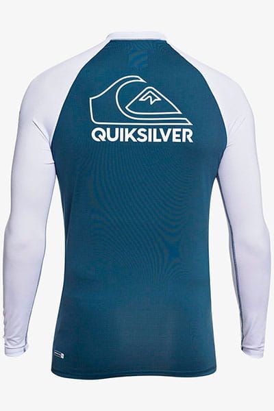 Мужской Рашгард С Длинным рукавом Quiksilver On Tour Upf 50 QUIKSILVER EQYWR03242, размер S, цвет синий - фото 2