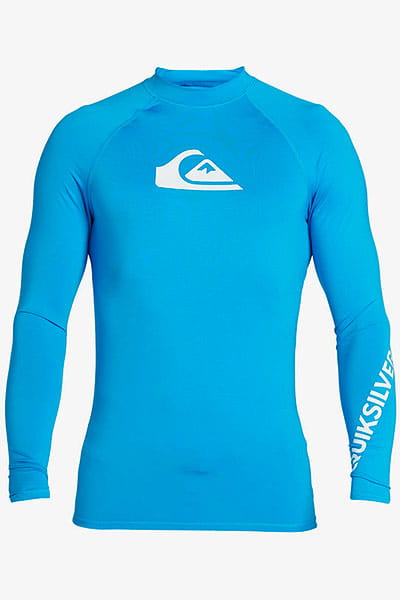 

Мужской Рашгард С Длинным рукавом QUIKSILVER All Time Upf 50, Голубой, EQYWR03240