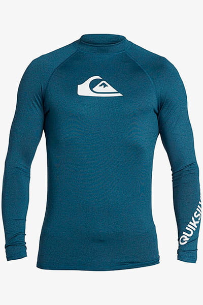 

Мужской Рашгард С Длинным рукавом Quiksilver All Time Upf 50, Синий, EQYWR03240