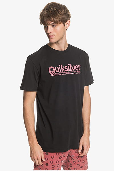 

Мужская Футболка Quiksilver New Slang Black, Черный, EQYZT05754