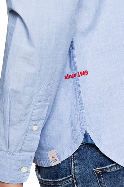 Мужская Рубашка С Длинным рукавом Quiksilver Wilsden QUIKSILVER EQYWT04003, размер XL, цвет голубой - фото 3