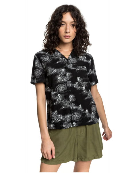 фото Женская рубашка с коротким рукавом quiksilver womens