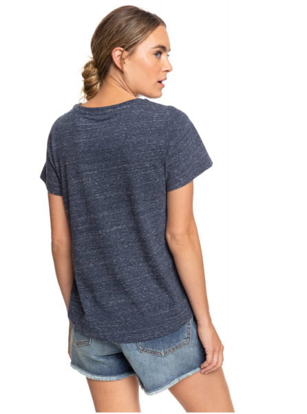 Женская футболка Today Good Day B Roxy ERJZT04847, размер XS, цвет синий - фото 4