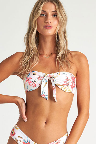 фото Лиф-бандо с цветочным узором coral sands bandeau billabong