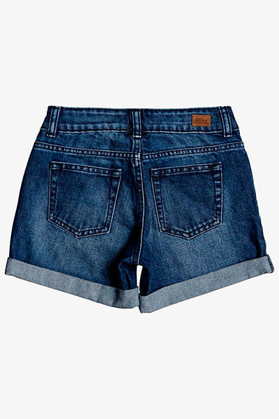 Детские джинсовые шорты Friend Zone Roxy ERGDS03053, размер 8yrs, цвет синий - фото 3