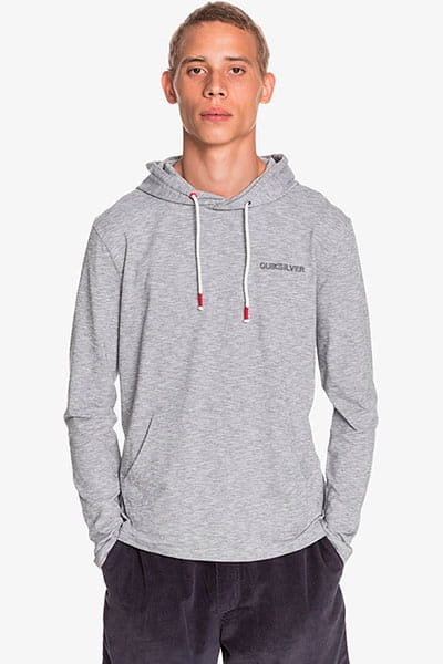 

Мужской Лонгслив С капюшоном Quiksilver Heromardie, Серый, EQYKT04013