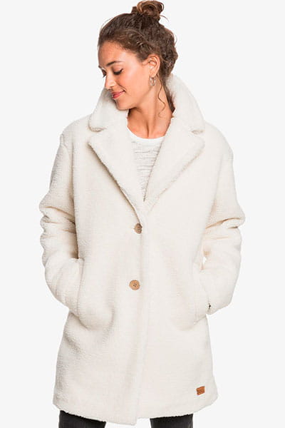 Женское пальто Far From Home Roxy ERJJK03396, размер M, цвет белый