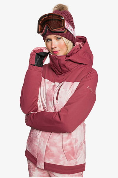 Женская сноубордическая куртка ROXY Jetty Roxy ERJTJ03279, размер XS, цвет розовый - фото 2