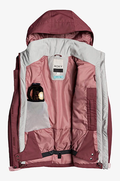 Женская сноубордическая куртка ROXY Jetty Roxy ERJTJ03279, размер XS, цвет розовый - фото 9
