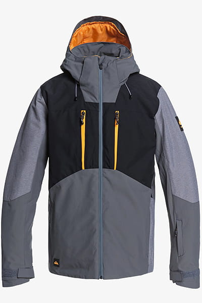 Сноубордическая Куртка Quiksilver Mission Plus QUIKSILVER EQYTJ03260, размер S, цвет серый - фото 1