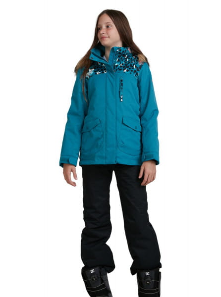 Детская Сноубордическая Куртка Roxy Moonlight 8-16 Roxy ERGTJ03096, размер 10yrs, цвет бирюзовый - фото 1