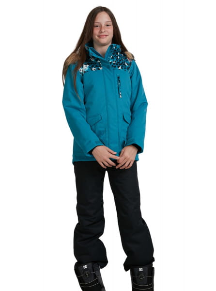 Детская Сноубордическая Куртка Roxy Moonlight 8-16 Roxy ERGTJ03096, размер 10yrs, цвет бирюзовый - фото 2