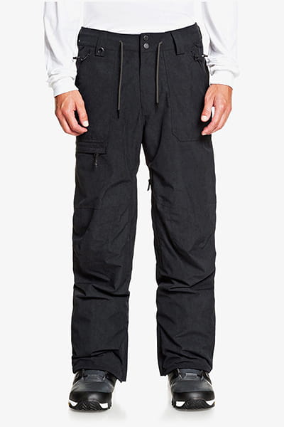 Мужские Сноубордические штаны Quiksilver Elmwood QUIKSILVER EQYTP03149, размер S, цвет черный