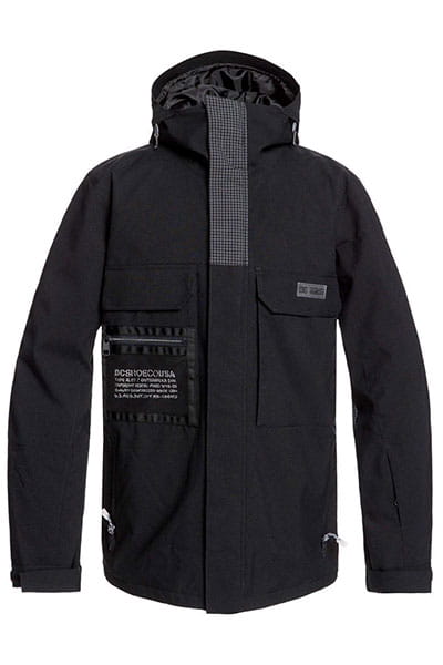 Мужская Сноубордическая Куртка Defiant DC Shoes EDYTJ03088, размер S, цвет черный - фото 1
