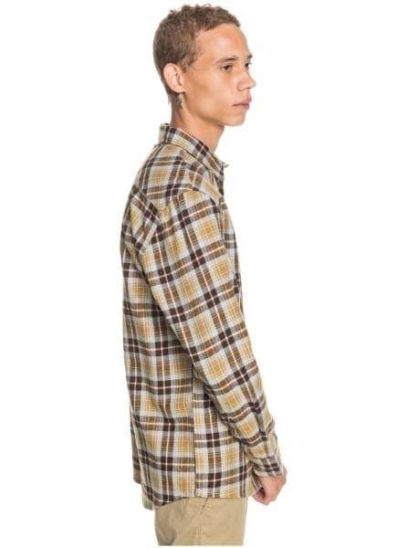 фото Мужская рубашка с длинным рукавом twisted tubes quiksilver