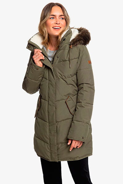 Женская куртка Ellie Roxy ERJJK03289, размер M, цвет зеленый