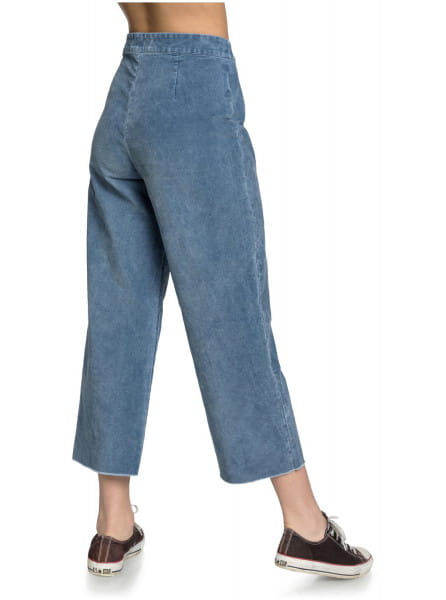 фото Женские вельветовые брюки с высокой талией quiksilver womens
