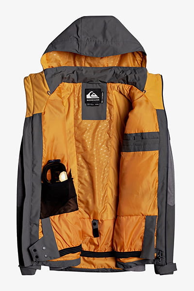 Сноубордическая Куртка Quiksilver Mission Plus QUIKSILVER EQYTJ03260, размер S, цвет оранжевый - фото 2