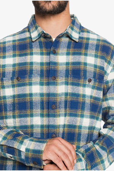 Мужская Рубашка С Длинным рукавом Quiksilver Intrepide Explorer QUIKSILVER EQYWT04062, размер M, цвет синий - фото 2