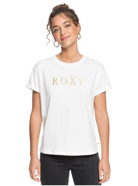 Женская футболка Epic Afternoon Roxy ERJZT05045, размер M, цвет белый - фото 1
