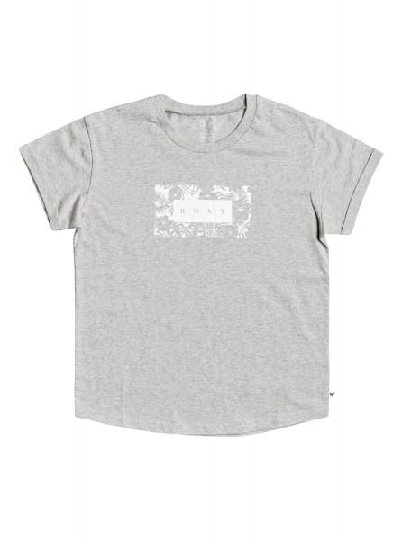 Женская футболка Epic Afternoon Roxy ERJZT05044, размер XS, цвет серый - фото 5