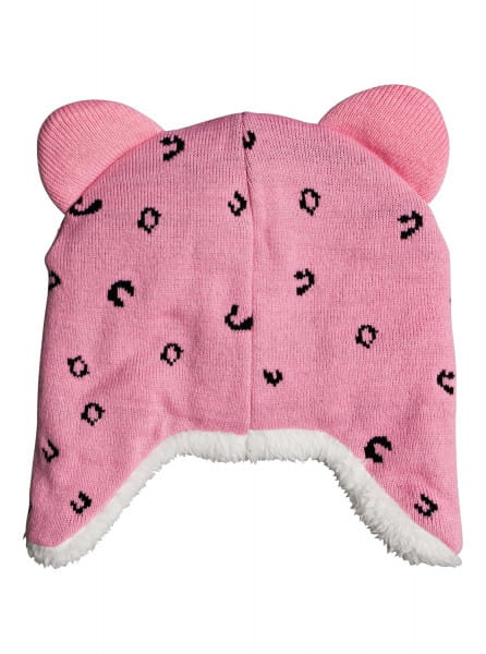 Детская шапка с ушами Leopard Roxy ERLHA03062, размер 1SZ, цвет розовый - фото 3