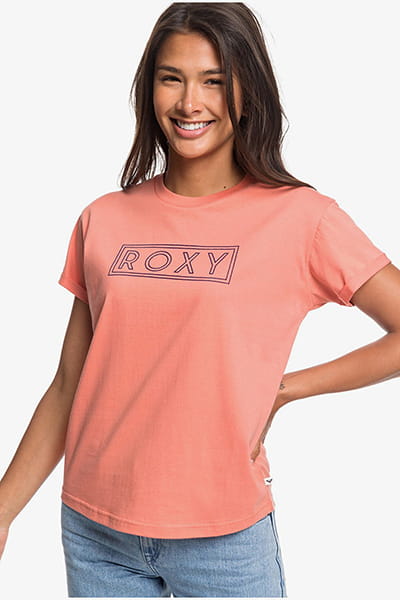 Женская Футболка Roxy Epic Afternoon Roxy ERJZT04808, размер L, цвет розовый - фото 1