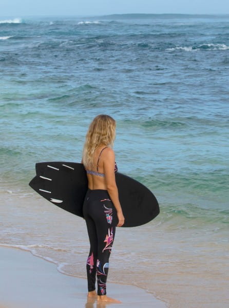 Женские Леггинсы Roxy POP Surf UPF 50 Roxy ERJWR03419, размер L, цвет мультиколор - фото 1