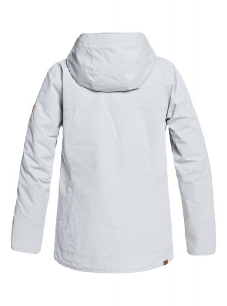 Женская сноубордическая куртка Billie Roxy ERJTJ03283, размер M, цвет серый - фото 3