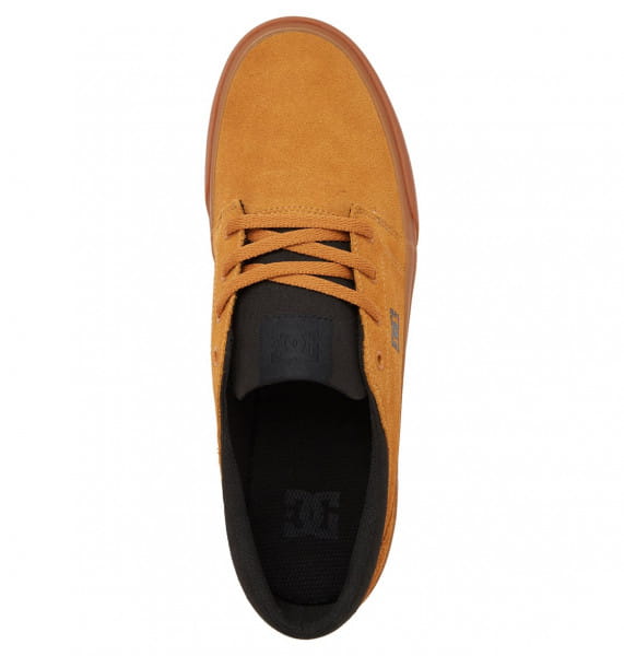 Мужские Кожаные Кеды кроссовки Trase DC Shoes ADYS300600, размер 43, цвет коричневый - фото 4