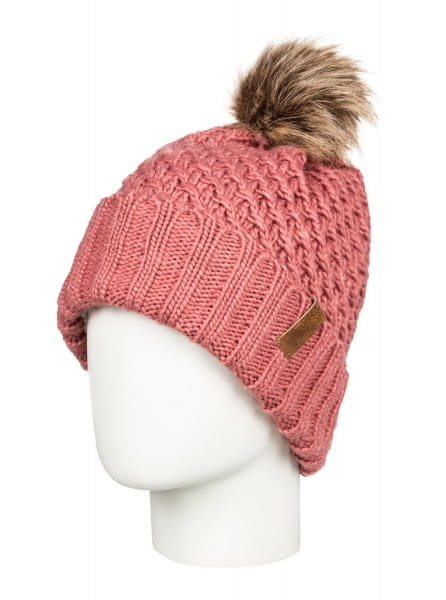 Женская шапка с помпоном Blizzard Roxy ERJHA03723, размер 1SZ, цвет розовый - фото 1