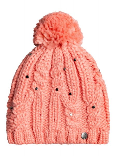 Детская шапка с помпоном Sundancing Roxy ERGHA03166, размер 1SZ, цвет персиковый - фото 3