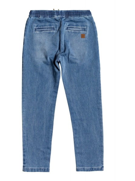 Свободные детские джинсы Traveling Alone 4-16 Roxy ERGDP03059, размер 16yrs, цвет синий - фото 2
