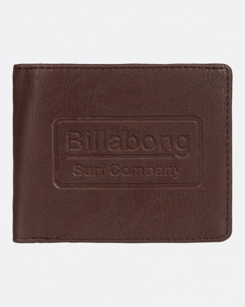 Мужской Кошелек Walled Id Billabong U5WM09-BIF0, размер One Size, цвет коричневый