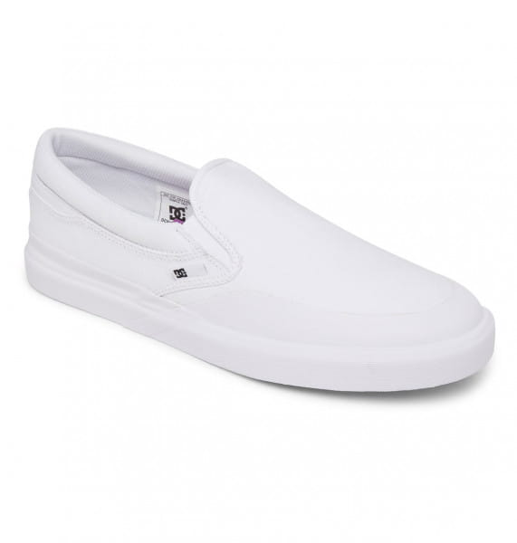 Мужские Кожаные Слипоны DC Dc Infinite DC Shoes ADYS100603, размер 42, цвет белый - фото 2