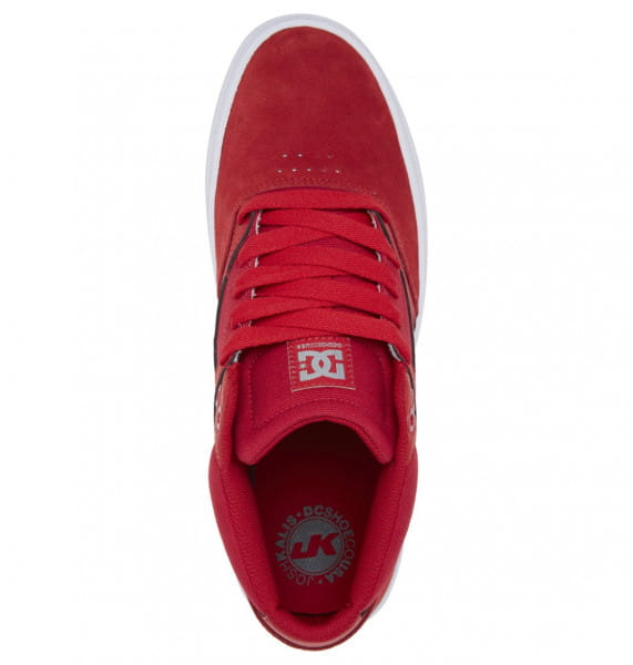 фото Кожаные кеды кроссовки kalis vulc mid dc shoes