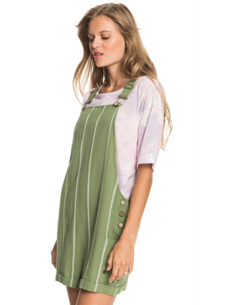 Женские шорты-комбинезон Low Rising Roxy ERJWD03555, размер M, цвет зеленый - фото 2