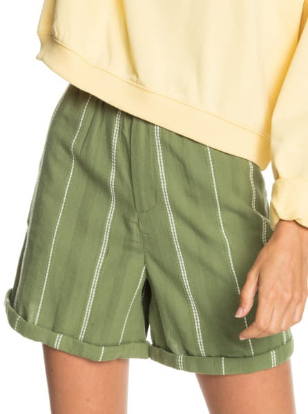 Женские шорты-бермуды Diamond Glow Roxy ERJNS03314, размер XS, цвет зеленый