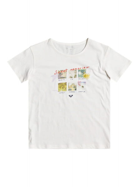 Детская футболка Day And Night 4-16 Roxy ERGZT03758, размер 14/XL, цвет белый