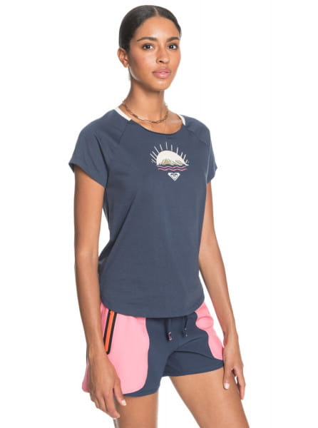 Женские спортивные шорты Get Over Roxy ERJNS03322, размер XS, цвет синий - фото 2