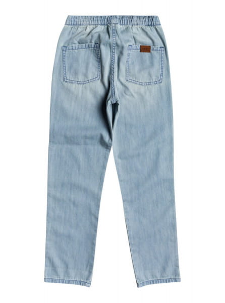 Детские свободные джинсы Yeah Bali Baby 4-16 Roxy ERGDP03062, размер 12/L, цвет голубой - фото 4