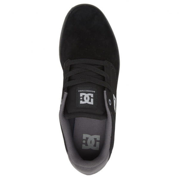 фото Мужские кожаные кеды кроссовки plaza dc shoes